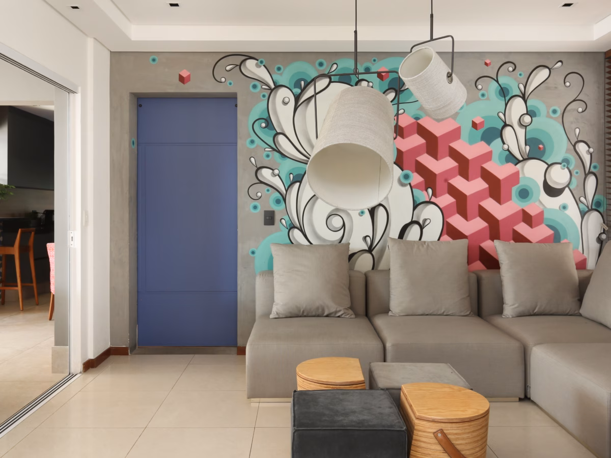 Arte Urbana em Casa: Design de Interiores com Grafite - detalhe