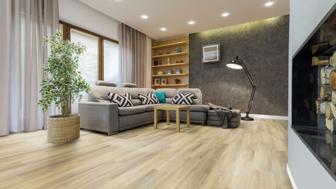 Minimalismo Sofisticado: Escolha um Piso Vinílico em Tons Neutros - ideia