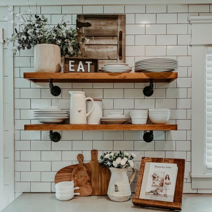 Prateleiras Industriais com Tubos de Aço: Atitude Urbana! - ideia