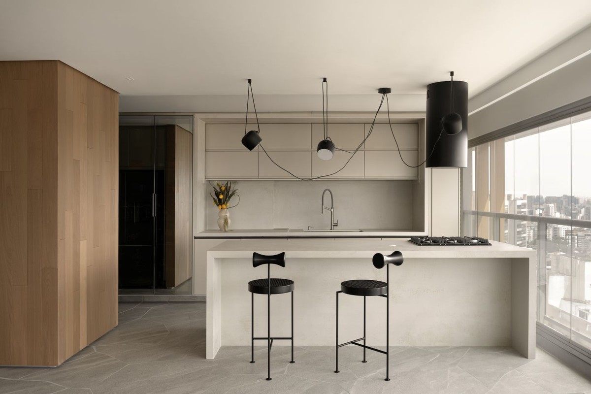 Cozinha Clean com Minimalismo Inteligente - ideia