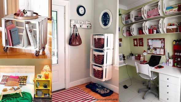 Caixotes Envelhecidos com Pátina: Um Visual Vintage e Elegante - ideia