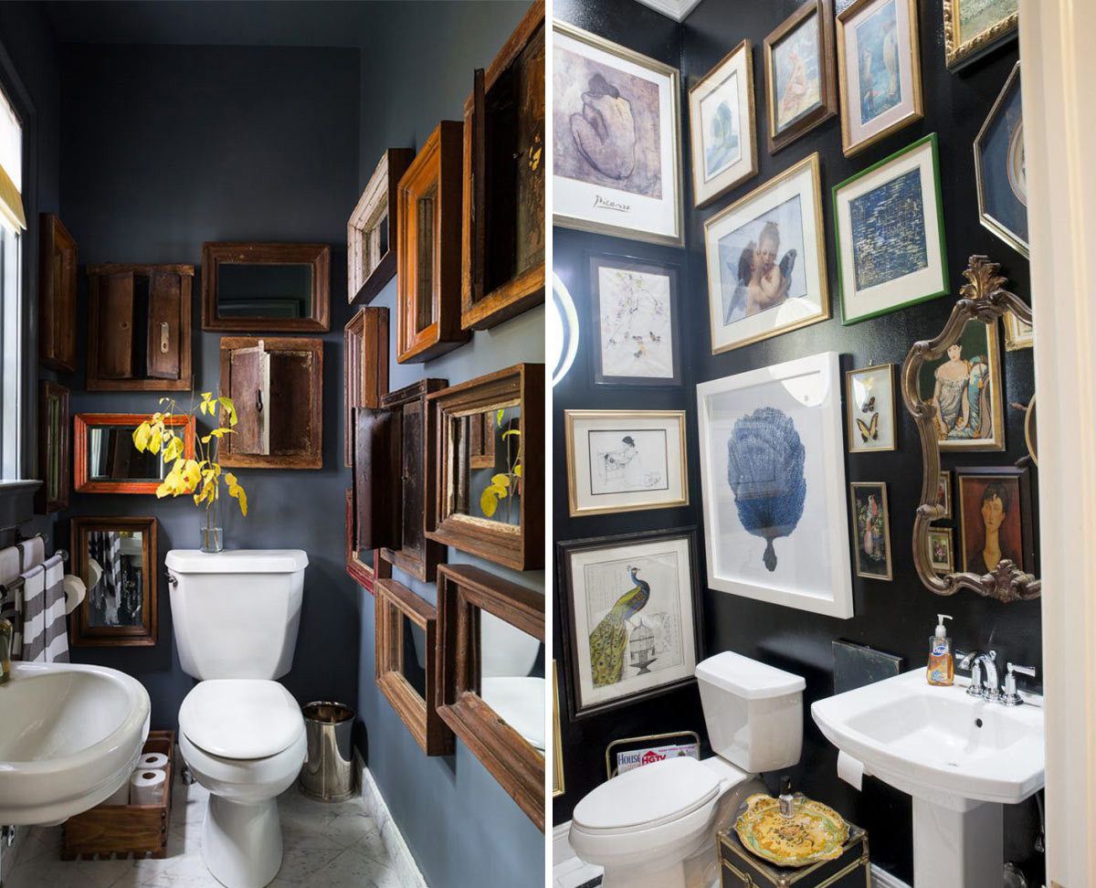 Decoração Artística com Quadros e Esculturas - ideia