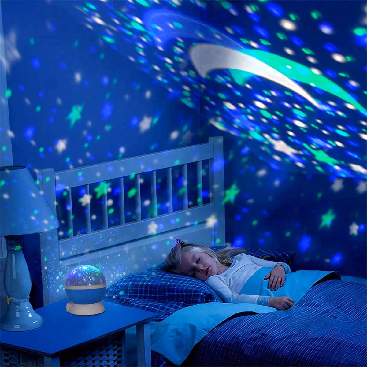 Um Céu Estrelado no Quarto: Decoração de Quarto Infantil com Projetor de Estrelas - inspiração