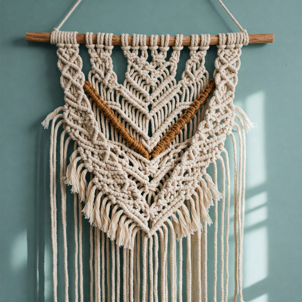 DIY com Macramê: Arte e Textura em Suas Mãos - ideia