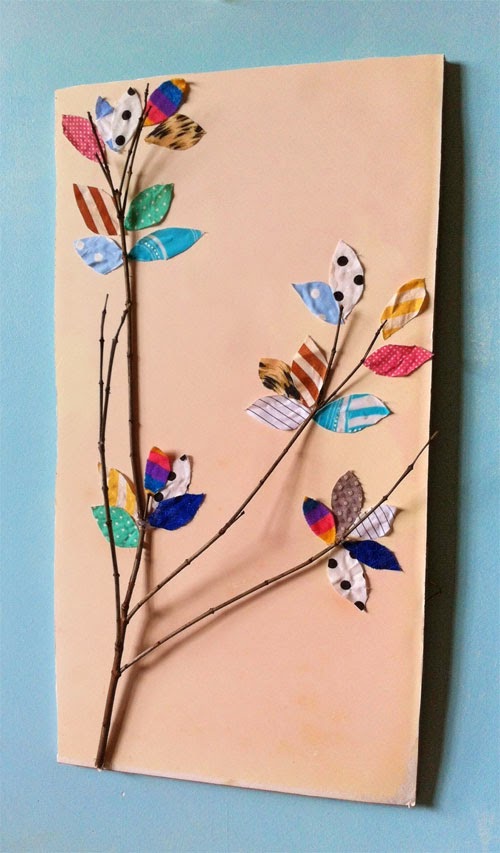 Texturas Naturais: Decoração DIY com Galhos e Folhas - inspiração