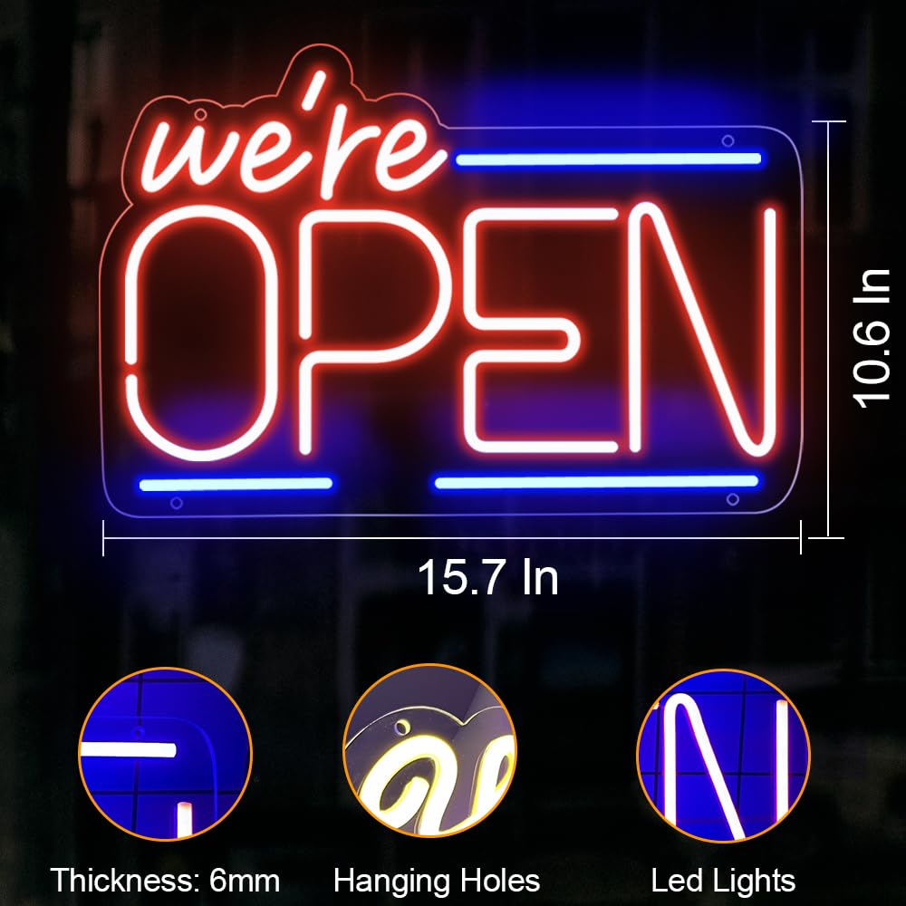 Janela de Vidro com Letreiros Neon: Toque Moderno - detalhe