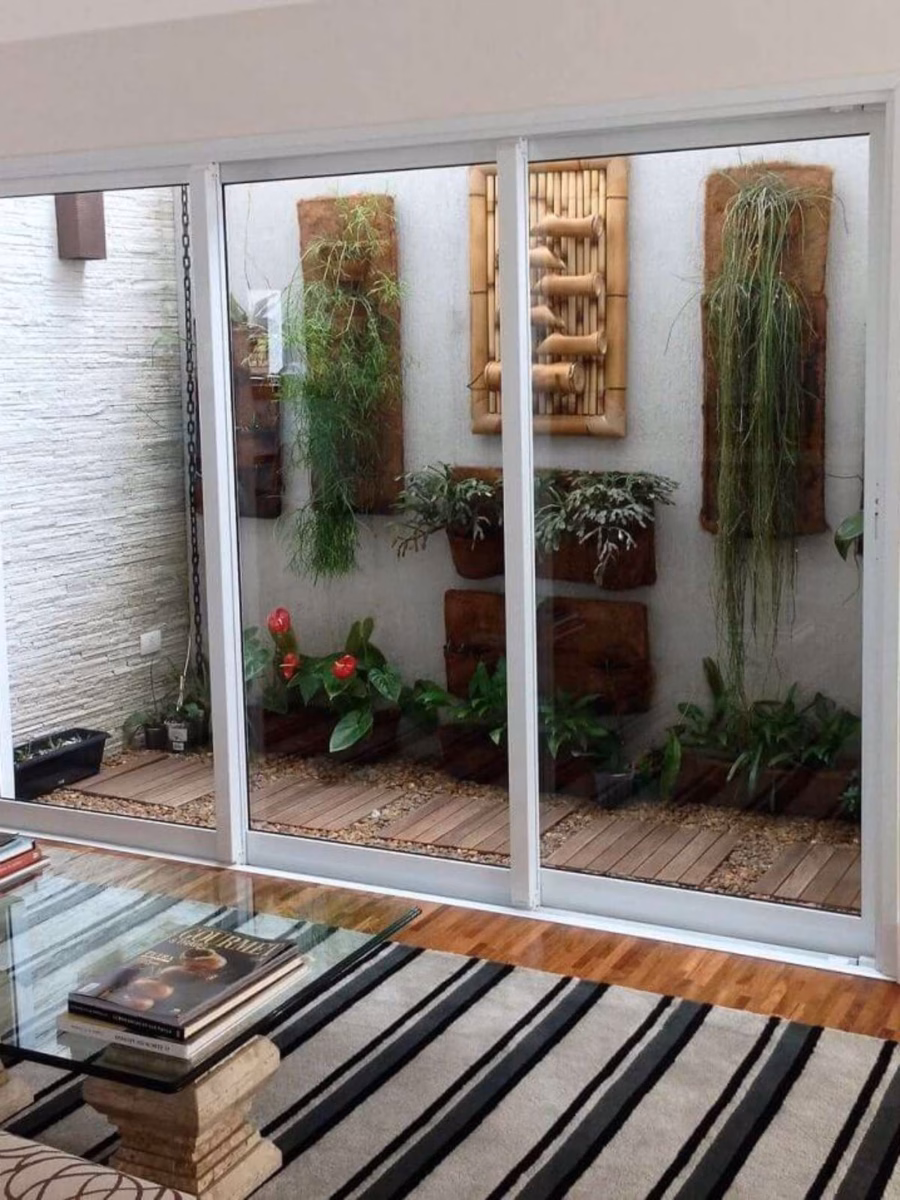 Com Decoração Suspensa: A Arte de Cultivar no Alto - detalhe