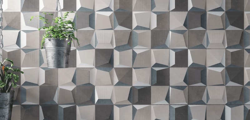 Revestimento 3D de Cimento Queimado para um Estilo Industrial - detalhe