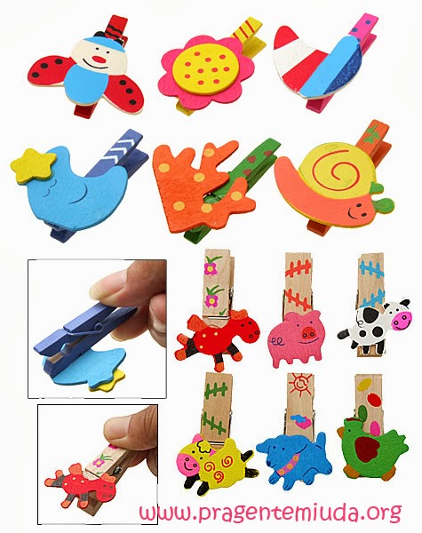 Prendedores de Roupa Customizados com Desenhos Infantis: A Arte dos Pequenos no Varal - inspiração