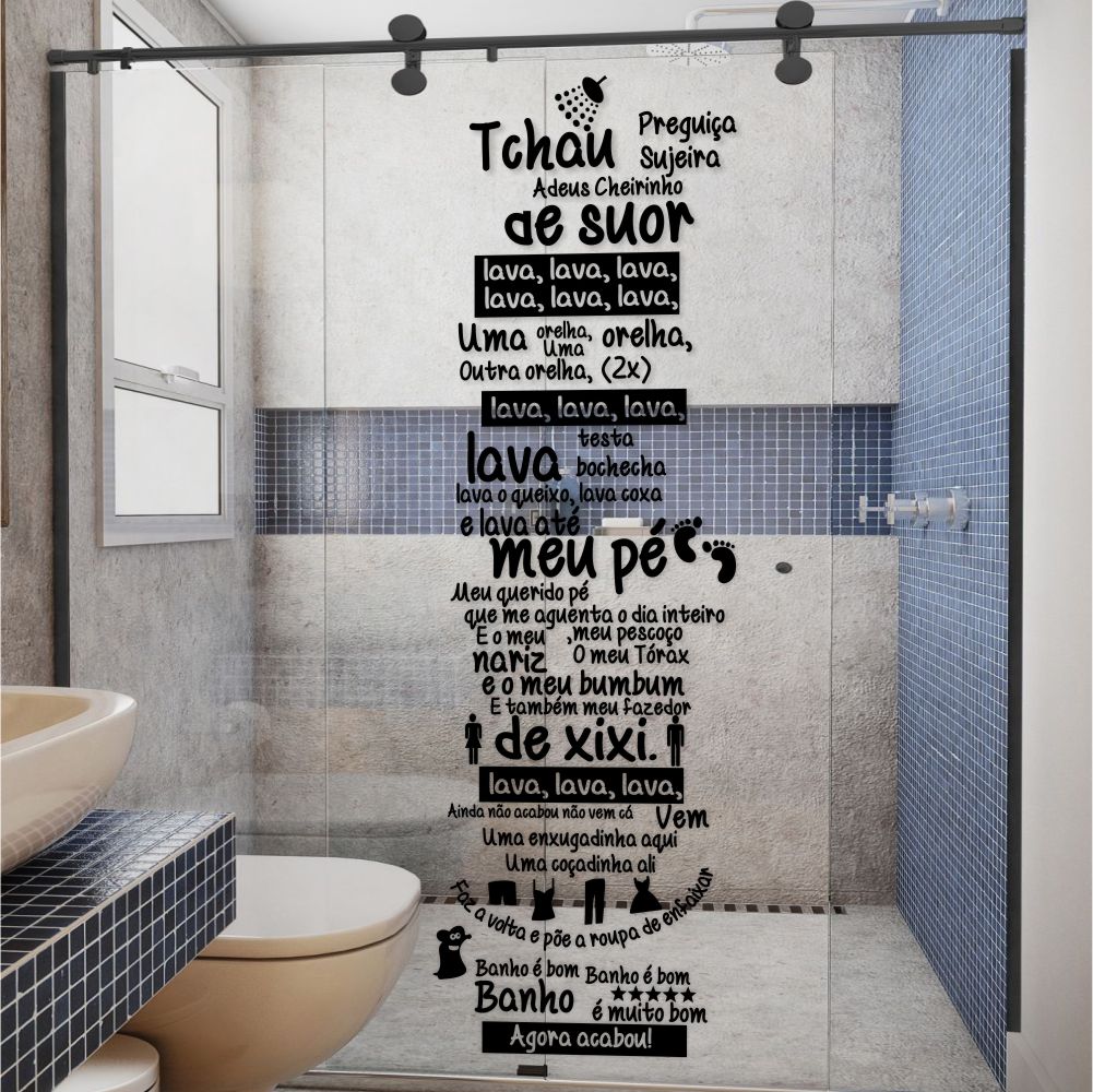 Adesivos que Brilham no Escuro: Para um Banho Divertido e Relaxante - detalhe