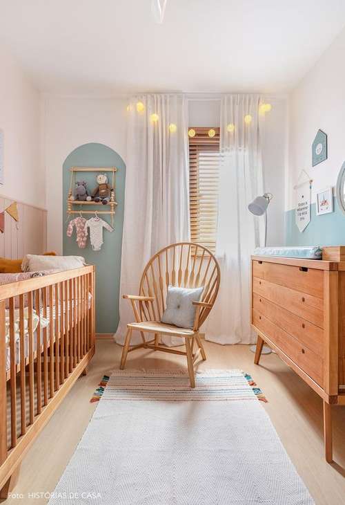 Toque Vintage: Quarto de Bebê com Decoração Retrô - inspiração