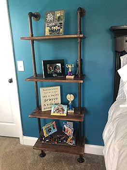 Estante Tubos Industriais: Para um Ambiente Urbano e Criativo - ideia