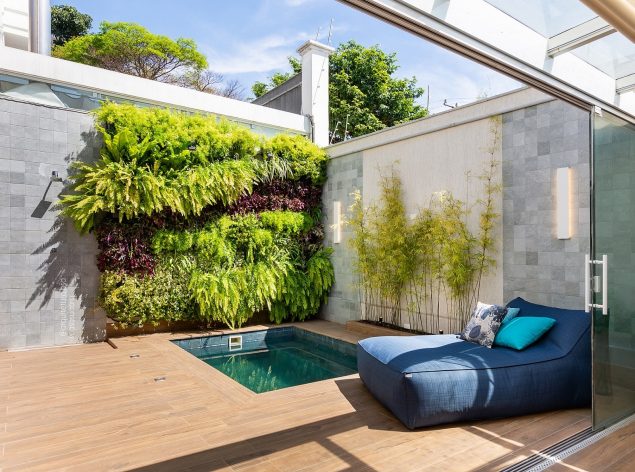 Jardim Vertical Suspenso: Natureza e Frescor nas Alturas - inspiração