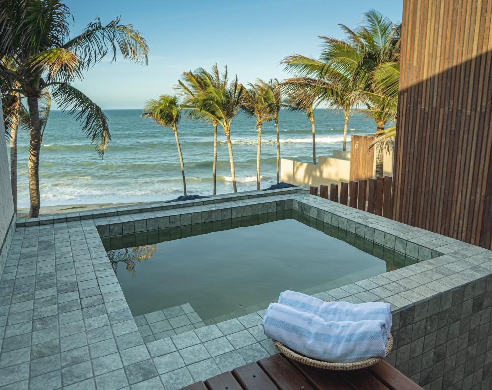 Suíte com Piscina Privativa e Vista Panorâmica - ideia