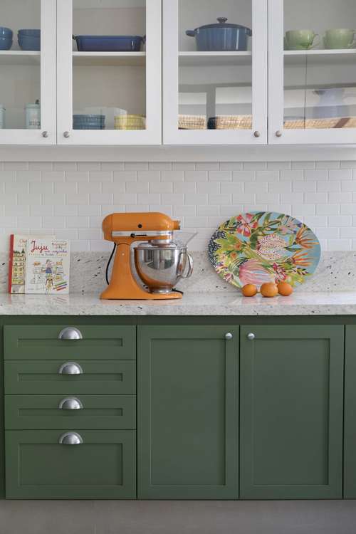 Armários Coloridos: Transforme a Cozinha em um Ambiente Alegre e Moderno - ideia