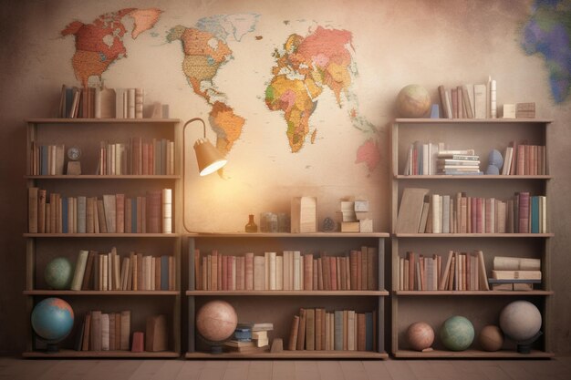 Estante Mapamúndi: Inspiração para Aventureiros e Amantes da Leitura - inspiração