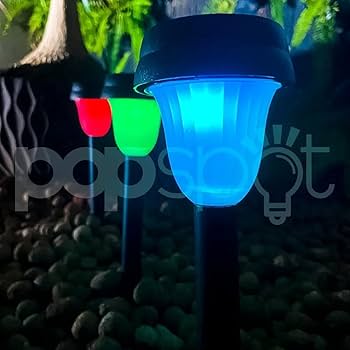 Espetos Solares Coloridos: Alegria e Vivacidade para Suas Plantas Favoritas - ideia