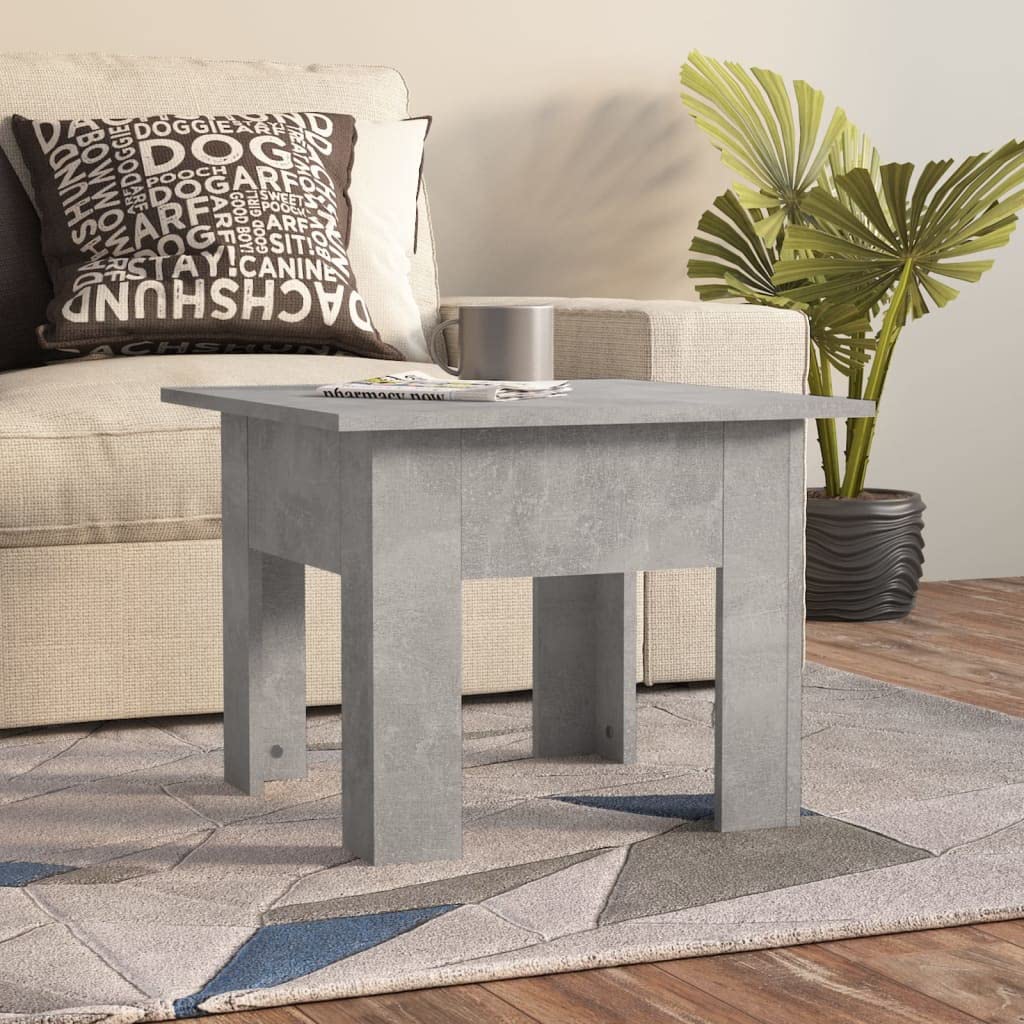 Mesa de Centro Minimalista de Concreto: Elegância e Personalidade Urbana - inspiração