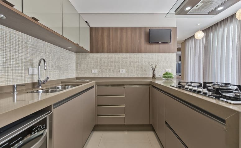 A Inox e Bege: Um Contraste Moderno e Sofisticado - inspiração