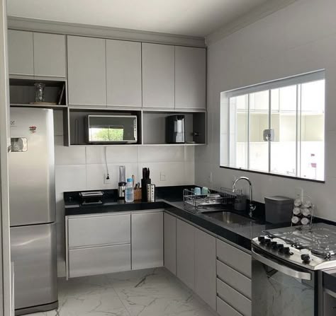 armário de cozinha pequeno - inspiração 3