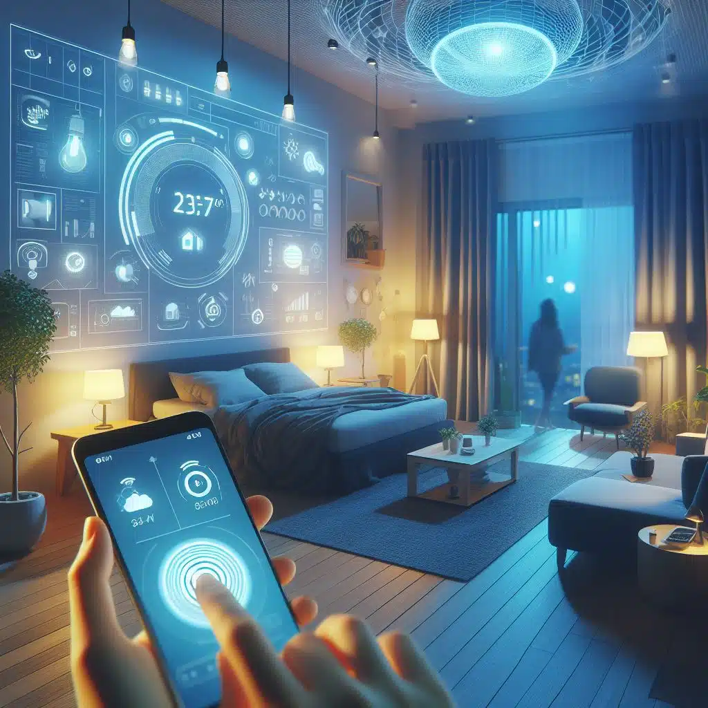 Luminárias Inteligentes e Cênicas: Criando Ambientes Dinâmicos com Controle Total da Iluminação - detalhe