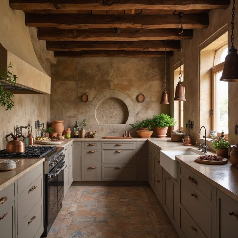 Bancada Rústica com Detalhes em Madeira de Demolição: Aconchego e Sustentabilidade - ideia