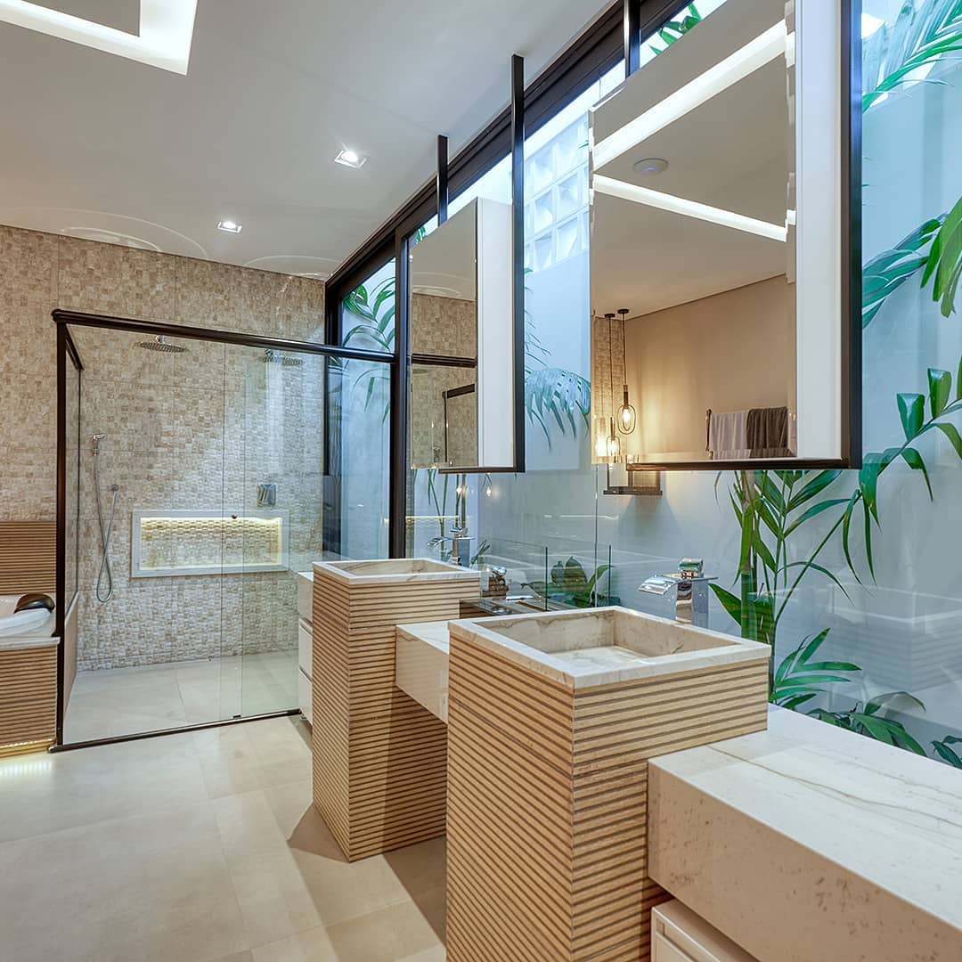 Bancada Suspensa com Iluminação em LED - ideia