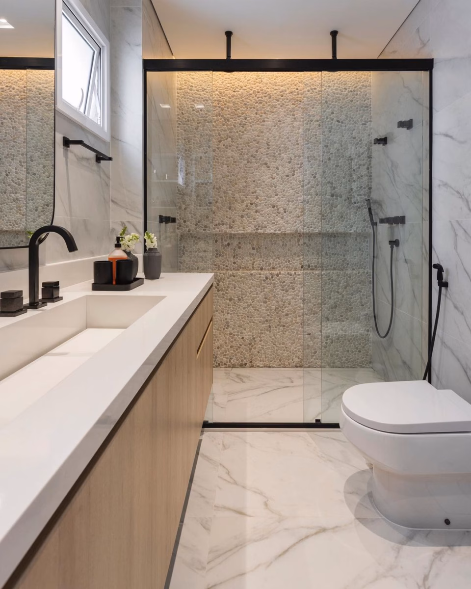 Com Madeira Natural: Aconchego e Elegância - ideia