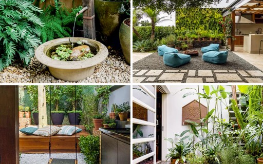 Estilo Rústico com Seixos e Vegetação Nativa: Simplicidade Encantadora - inspiração