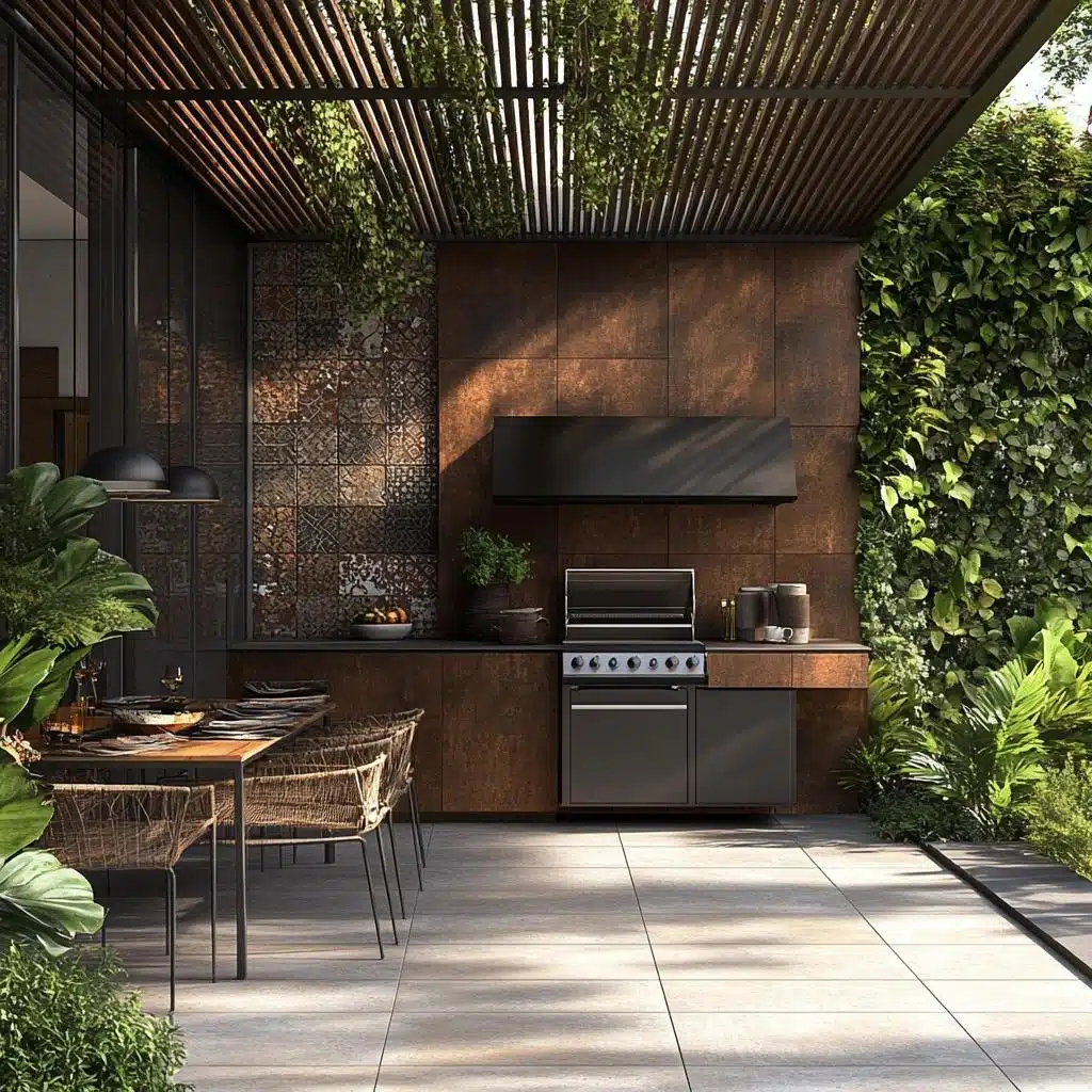 churrasqueira na varanda - referência 6