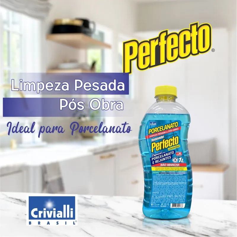 Brilho Espelhado: Cera Líquida Incolor para um Porcelanato Radiante e Protegido - detalhe