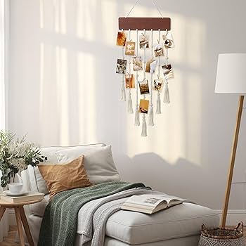 Quadros com Suporte de Macramê: Um Toque Boho e Aconchegante - ideia