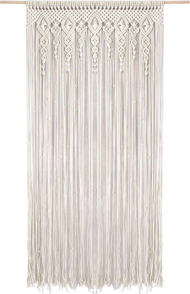 Cortinas de Macramê: Um Toque Boho e Aconchegante - ideia