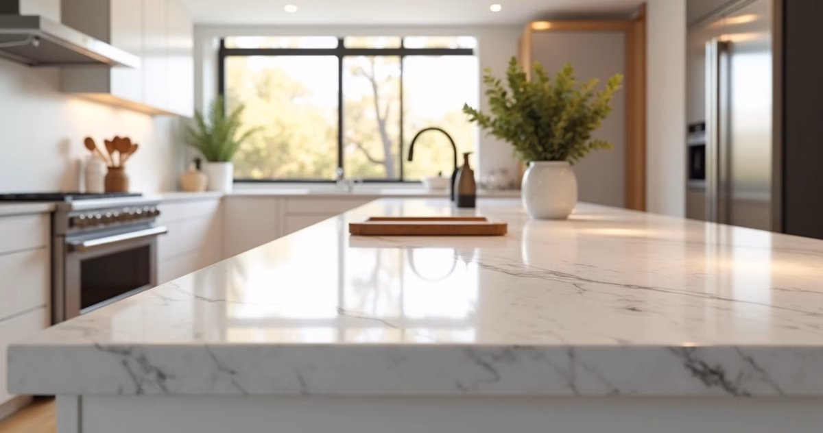 Cozinha Clássica com Bancada de Mármore Carrara: Requinte e Atemporalidade - inspiração