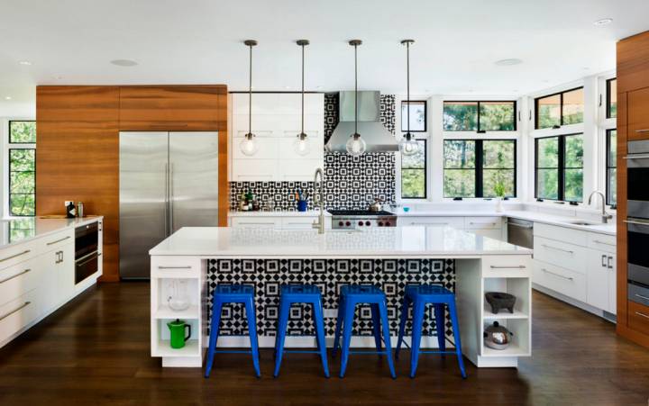 Com Azulejos Geométricos: Um Toque Moderno e Divertido - ideia