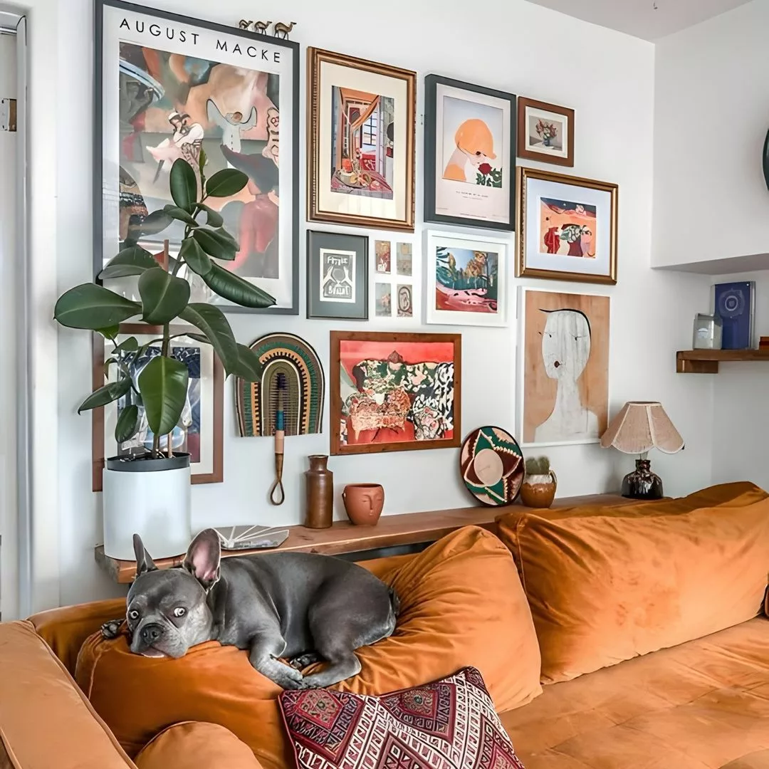 Galeria de Quadros Vintage: Um Toque Nostálgico e Cheio de História - detalhe