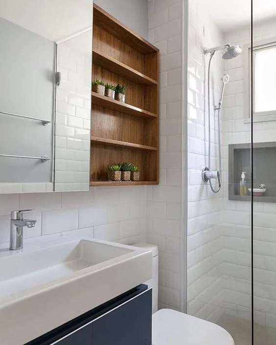 Banheiro com Nicho: +80 Ideias para ...