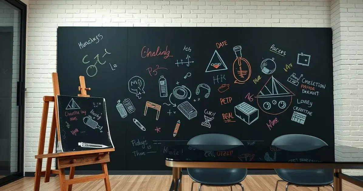 Efeito Lousa: Pintura Chalkboard para Anotações e Ideias Sempre à Mão - inspiração
