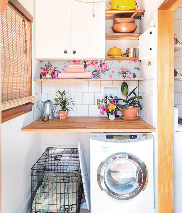 Lavanderia Floral: Aconchego e Delicadeza em Cada Detalhe - ideia