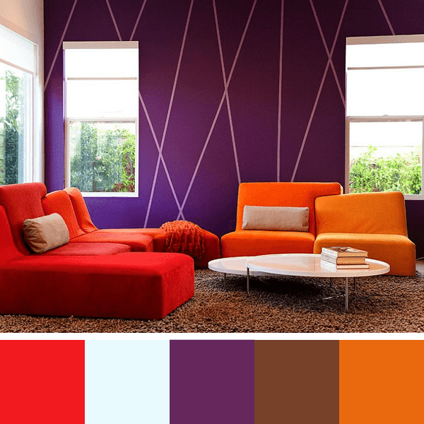 Pintura Ombré: Um Degradê de Cores Vibrantes - ideia