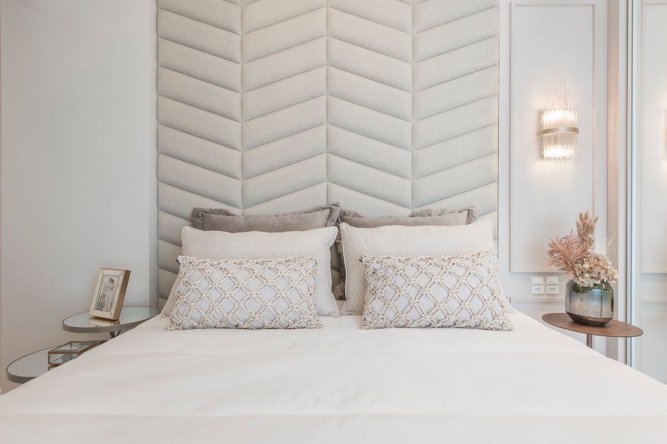 Quarto Aconchegante com Textura de Tricô - ideia