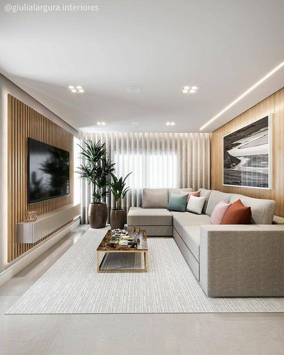 65 ideias de salas de TV decoradas ...