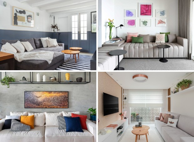 Salas pequenas: 15 ideias de decoração ...