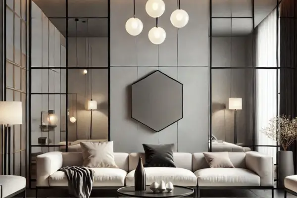 Minimalismo Iluminado: O Poder da Luz Natural e Pontos de Luz Estratégicos - inspiração