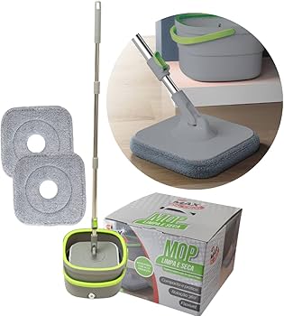 Com Mop de Almofada: Adeus, panos e baldes! - detalhe