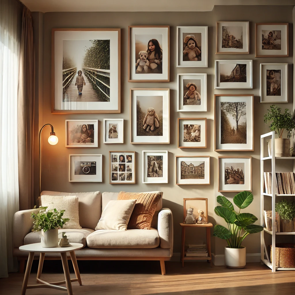 Com Fotos: Crie uma Galeria de Memórias Afetivas na Sua Parede - ideia