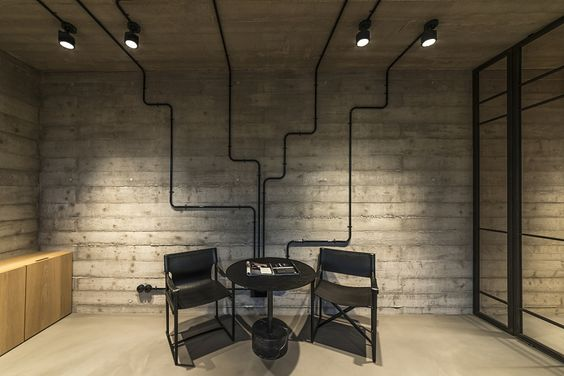 Eletroduto Aparente Preto Fosco: Modernidade e Minimalismo - detalhe