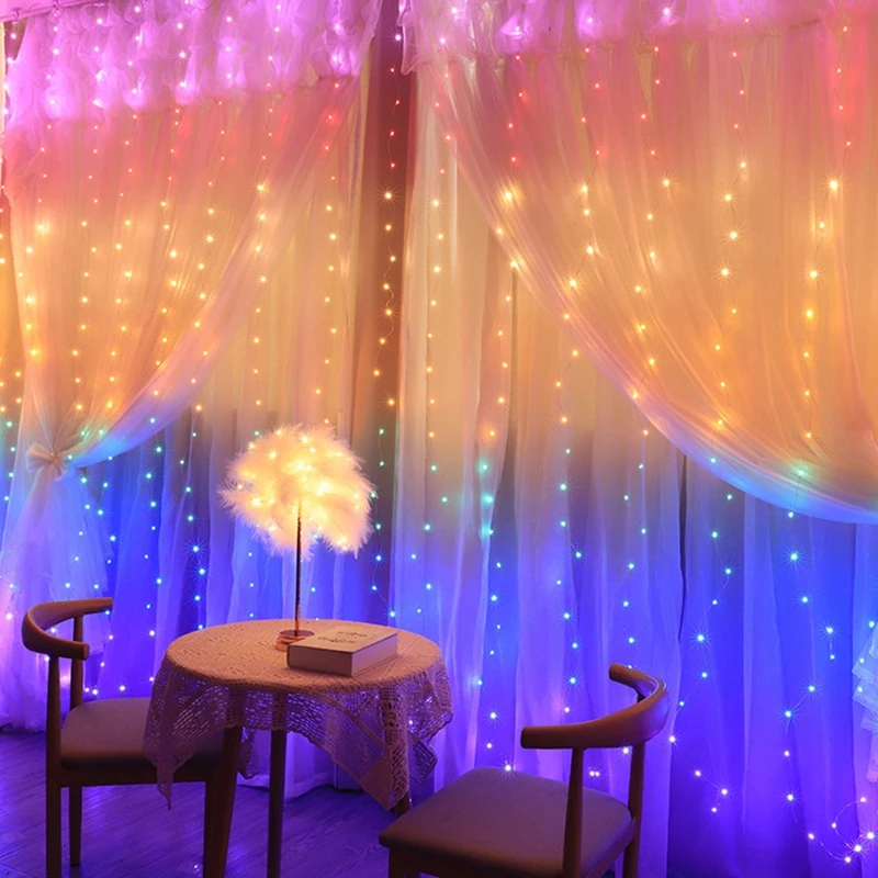 Luz que Acolhe: Guirlandas e Cordões Luminosos - ideia