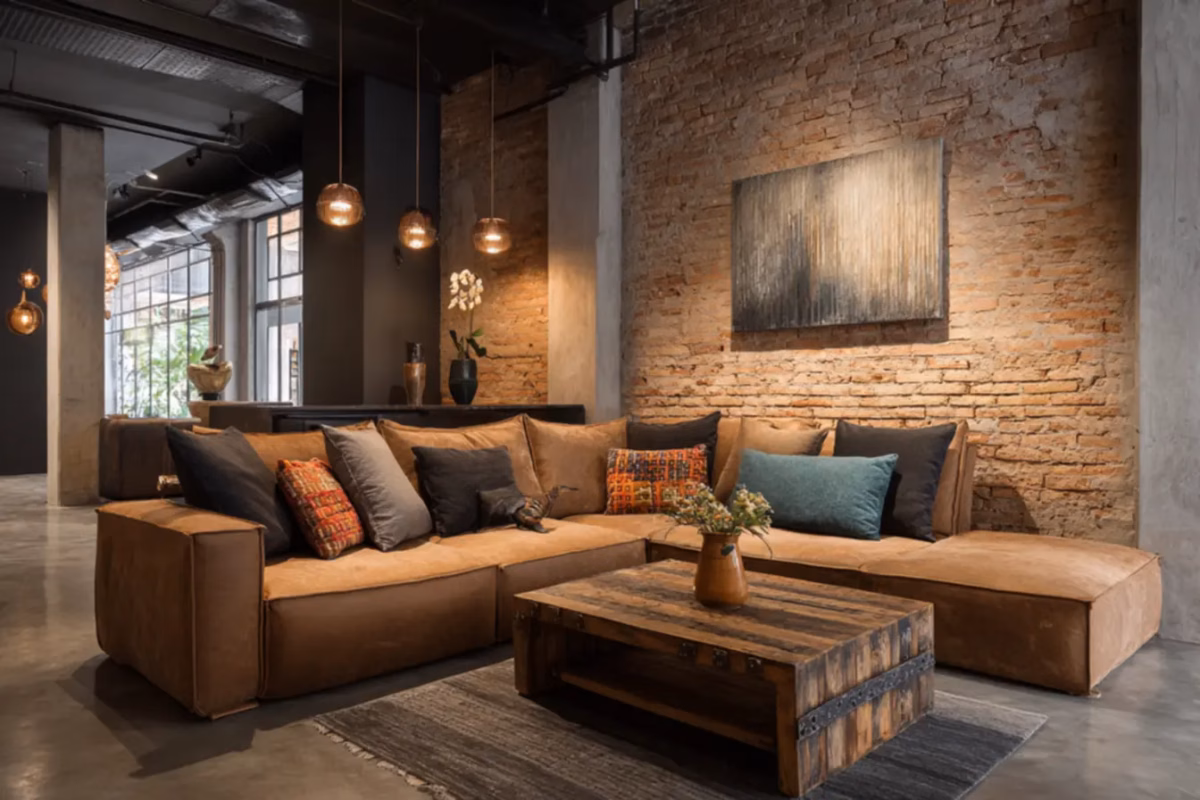 Com Texturas Rústicas e um Charme Imperfeito - inspiração