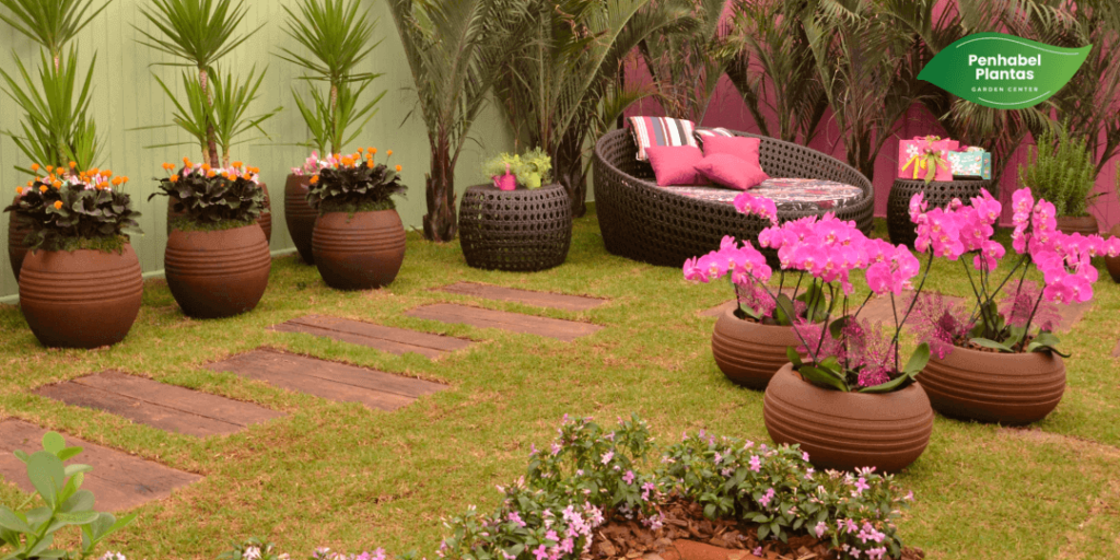 Composição de Flores de Inverno em Vasos de Barro: Simplicidade e Charme Campestre - ideia